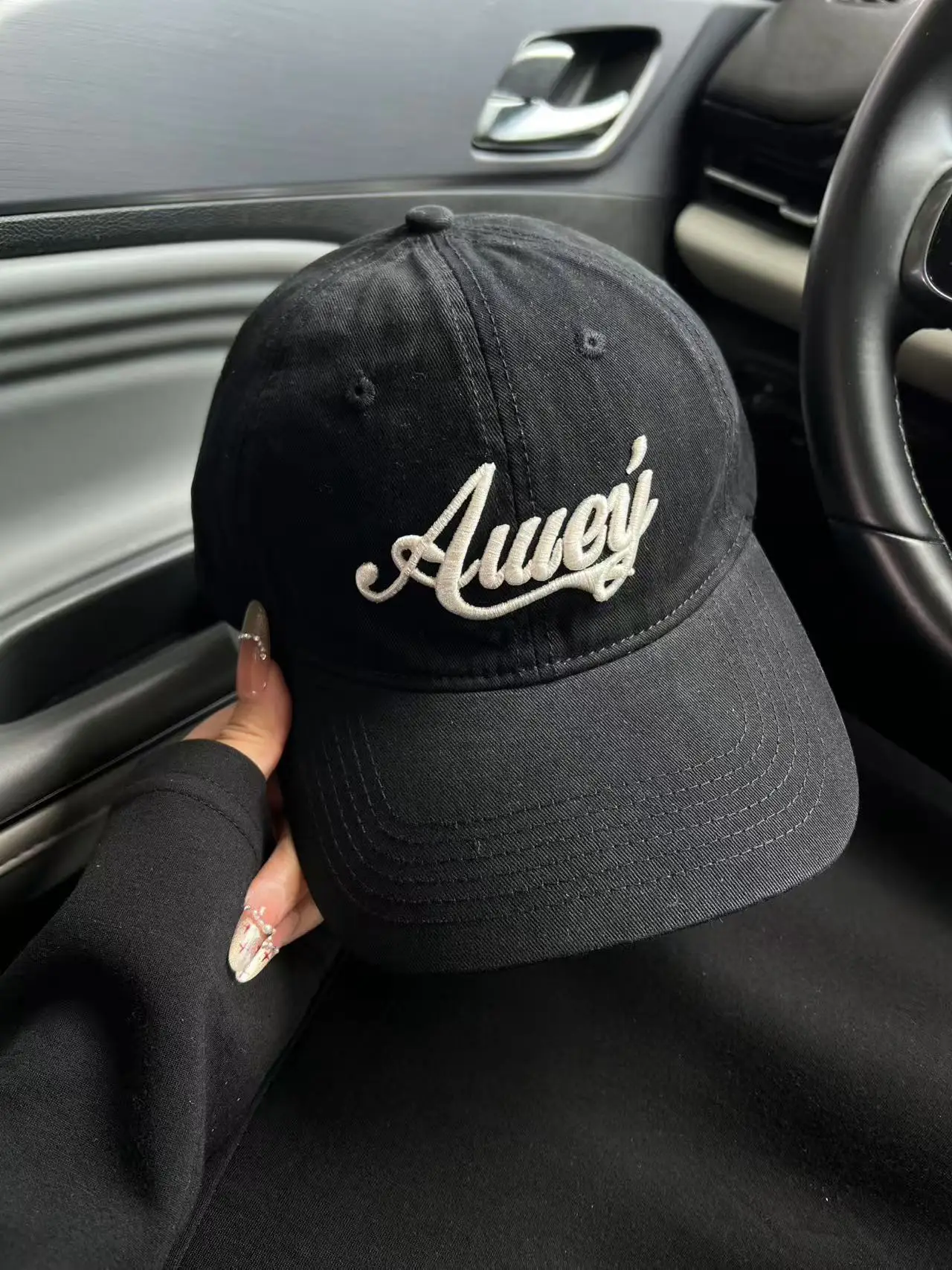 Women American Street Letter Embroidered Pink Baseball Cap - Image 7