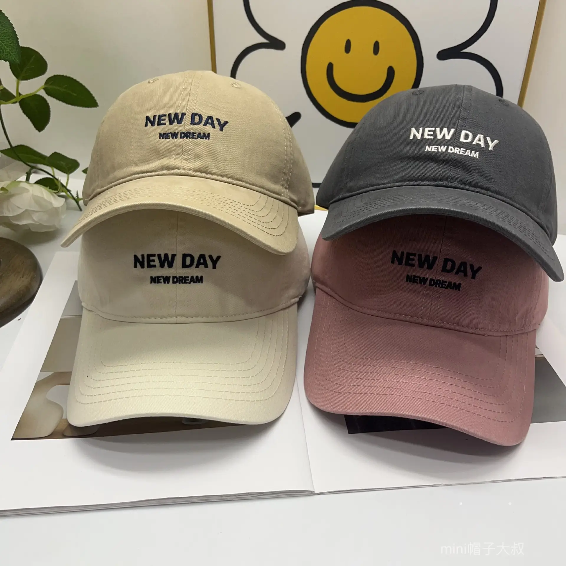 Men New Day New Dream Duckbill Cap Beige