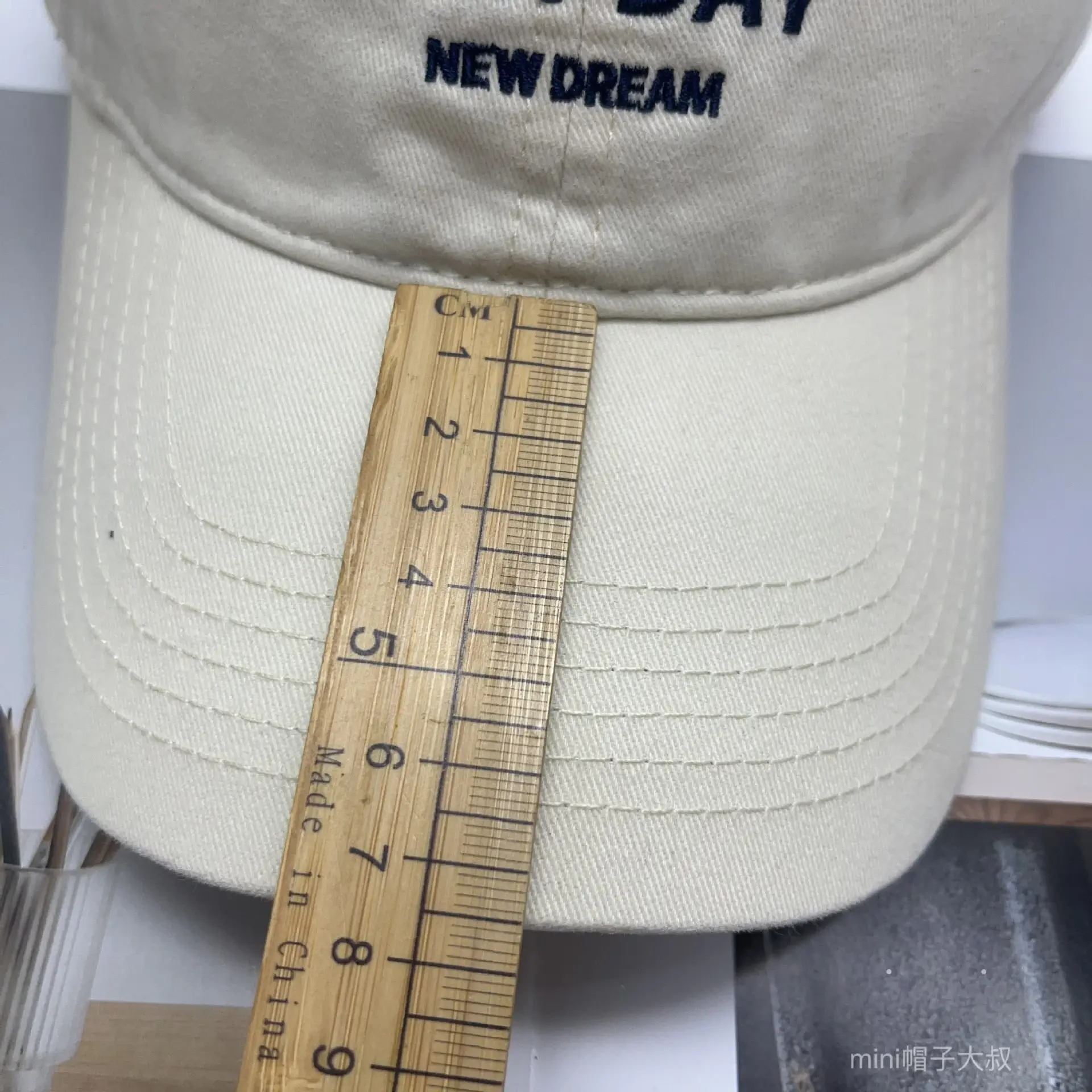 Men New Day New Dream Duckbill Cap Beige — feature 14