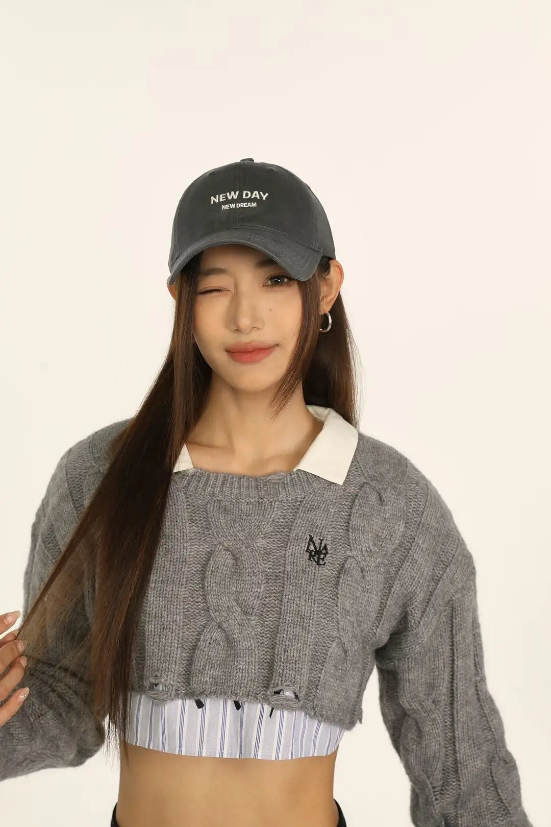 Men New Day New Dream Duckbill Cap Beige — feature 17