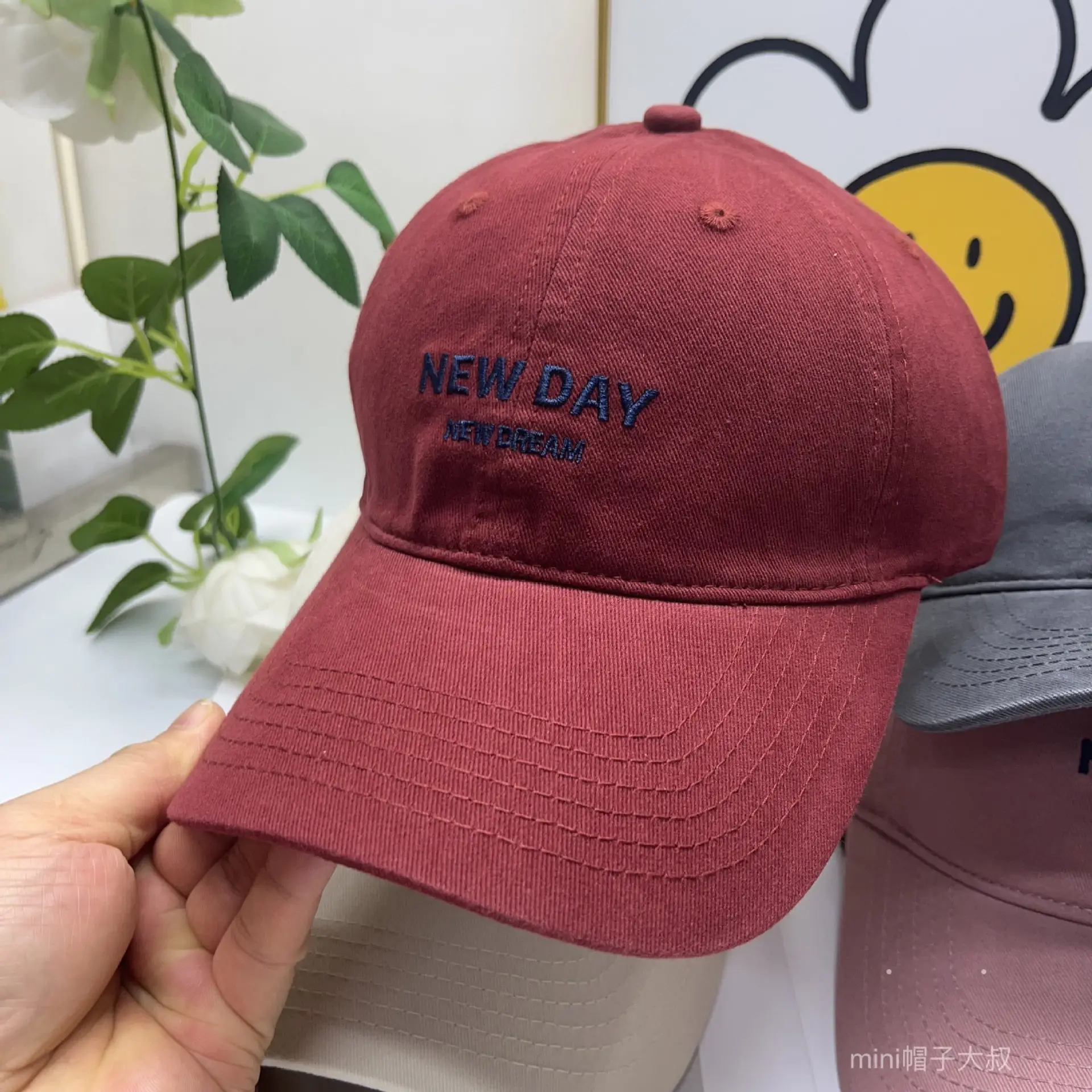 Men New Day New Dream Duckbill Cap Beige