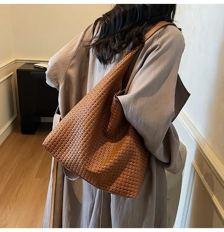 Women Cross-Border High-End Tote Bag Leather Shoulder Bag — feature 14