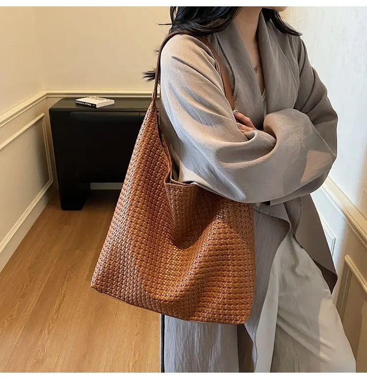 Women Cross-Border High-End Tote Bag Leather Shoulder Bag — feature 15