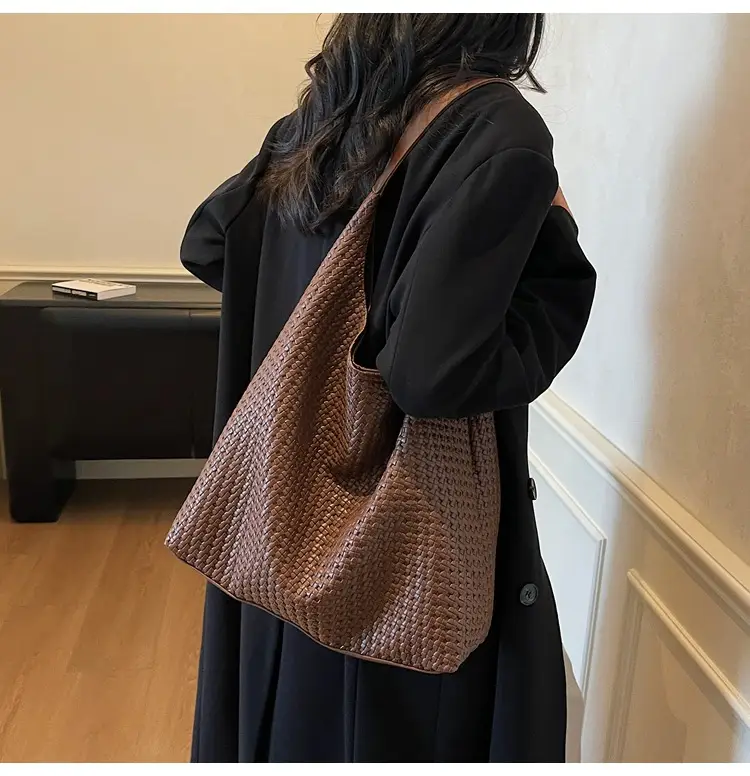 Women Cross-Border High-End Tote Bag Leather Shoulder Bag — feature 19
