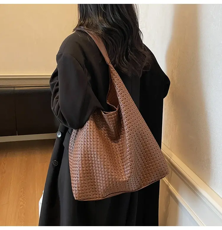 Women Cross-Border High-End Tote Bag Leather Shoulder Bag — feature 21