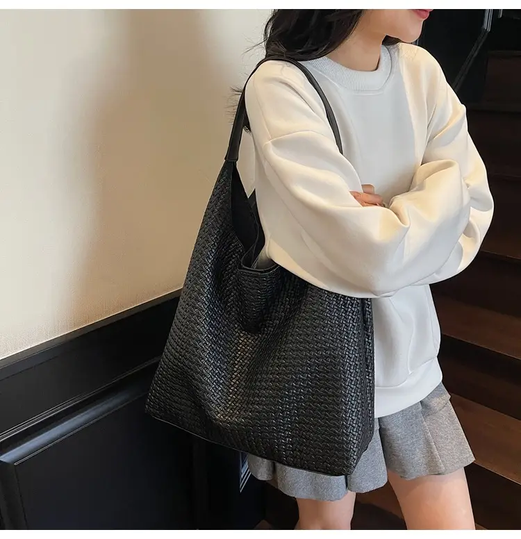 Women Cross-Border High-End Tote Bag Leather Shoulder Bag — feature 25