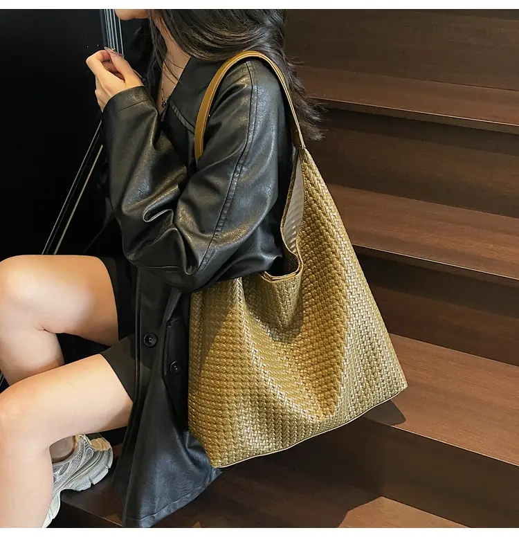 Women Cross-Border High-End Tote Bag Leather Shoulder Bag — feature 26