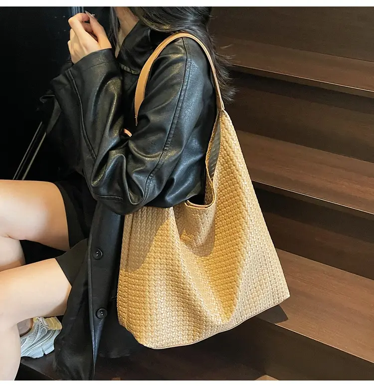 Women Cross-Border High-End Tote Bag Leather Shoulder Bag — feature 30
