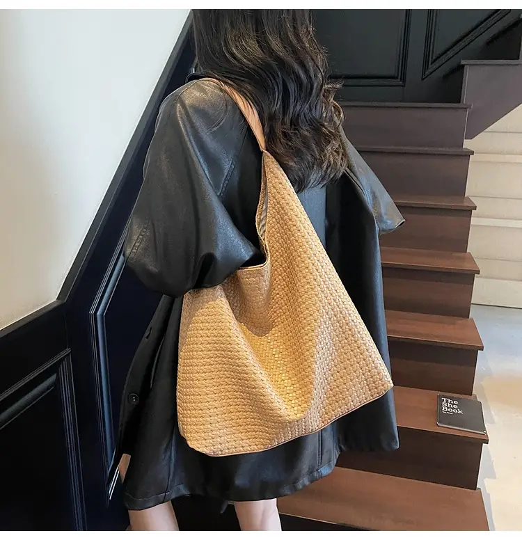 Women Cross-Border High-End Tote Bag Leather Shoulder Bag — feature 31