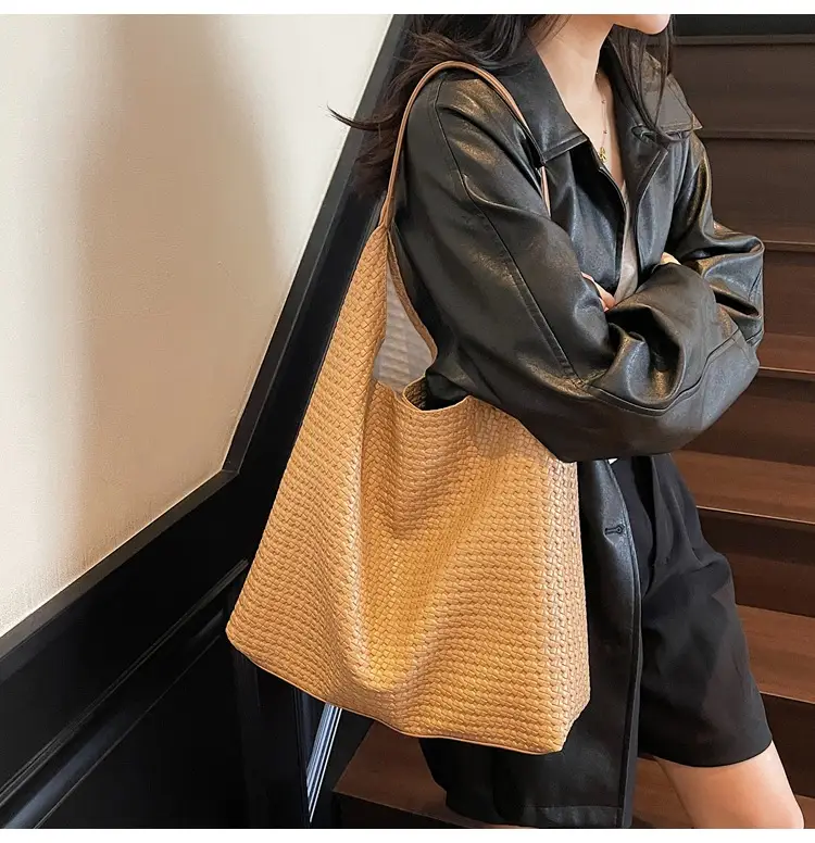 Women Cross-Border High-End Tote Bag Leather Shoulder Bag — feature 32