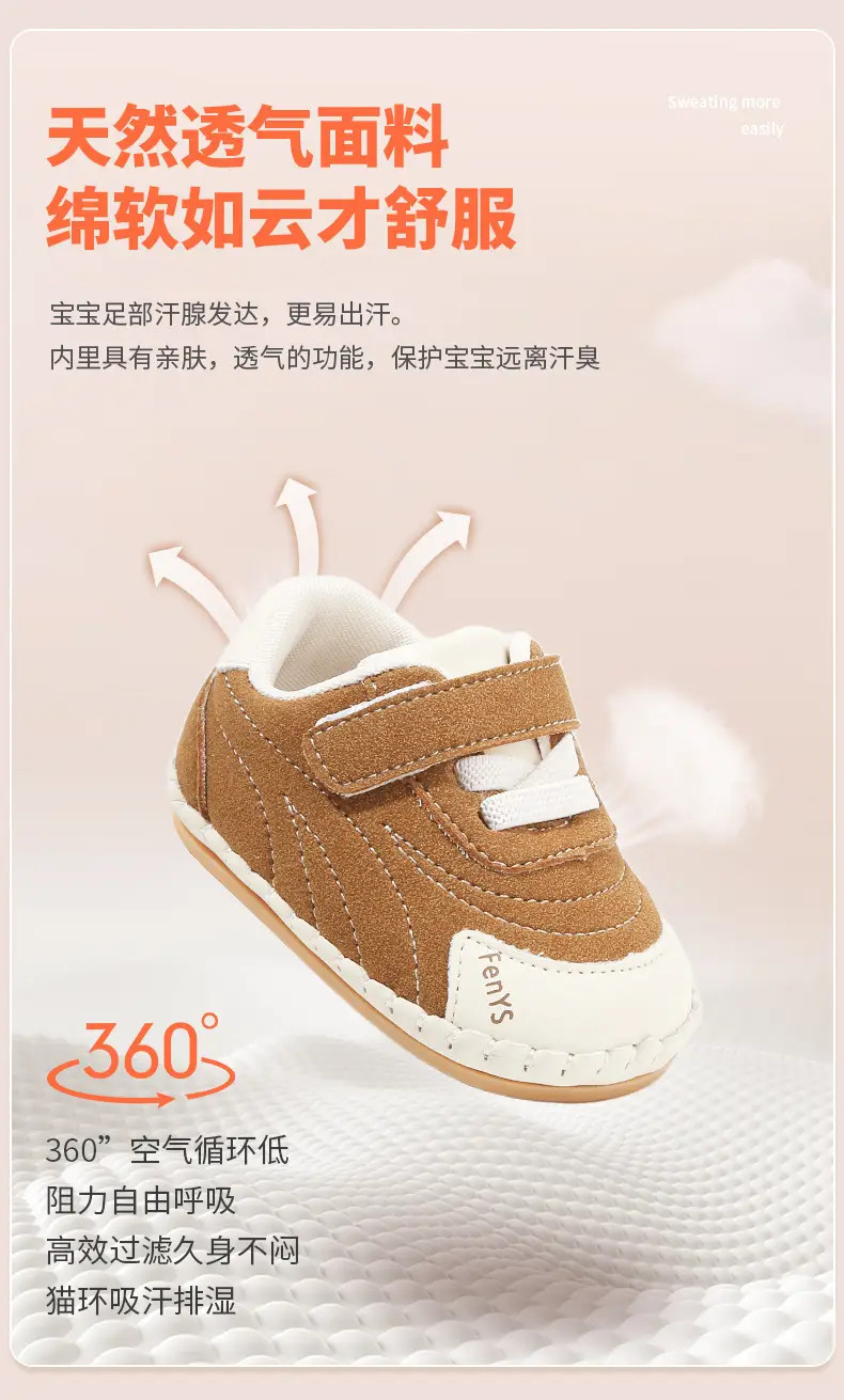 New 0 to 1 Year Old Baby Shoes Soft Sole Baby Toddler Shoes Boys 6-8-12 Months Infants and Girls Spring & Fall Models — feature 15