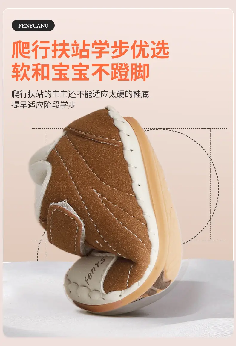 New 0 to 1 Year Old Baby Shoes Soft Sole Baby Toddler Shoes Boys 6-8-12 Months Infants and Girls Spring & Fall Models — feature 18