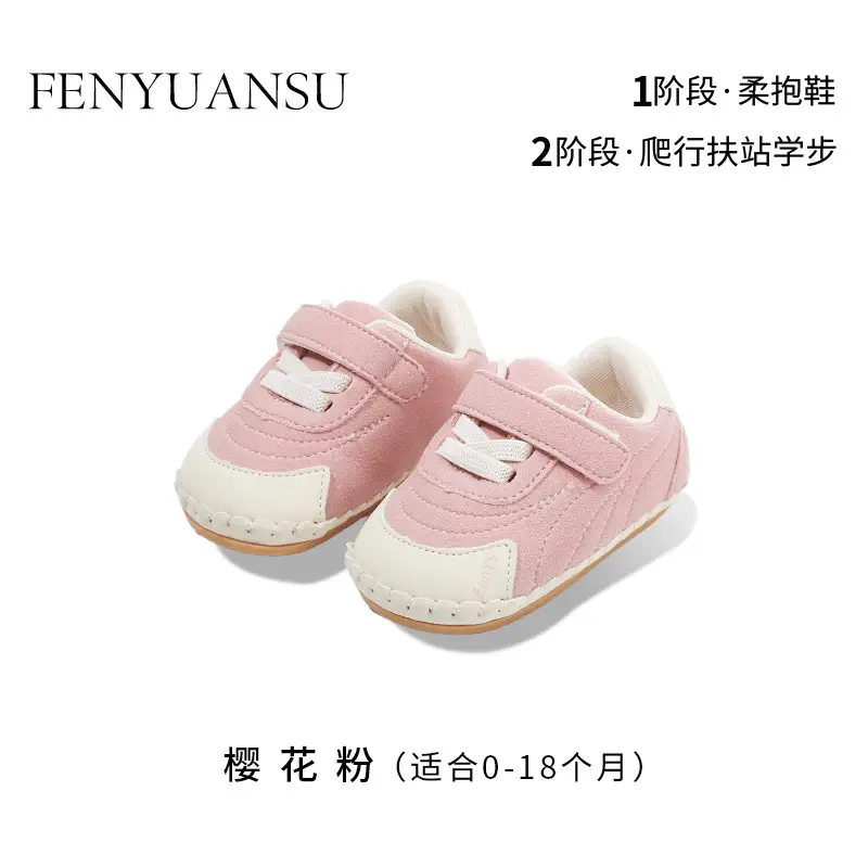 New 0 to 1 Year Old Baby Shoes Soft Sole Baby Toddler Shoes Boys 6-8-12 Months Infants and Girls Spring & Fall Models