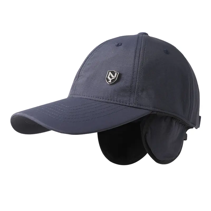 Men Warm Velvet Baseball Cap with Ear Protection - Image 8