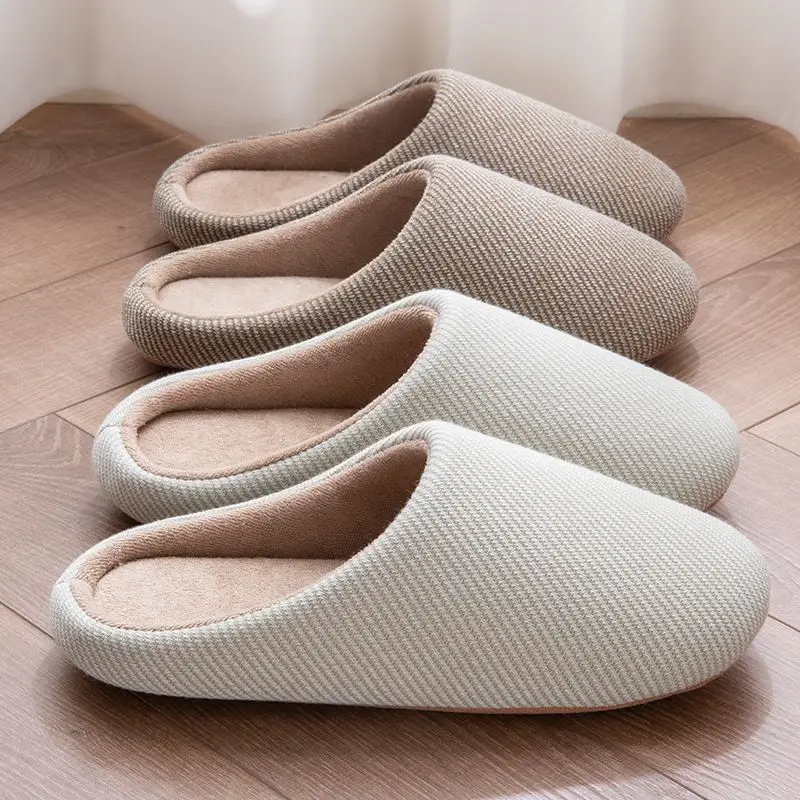 Silent Winter Slippers Men Women Warm Indoor Home - Image 12