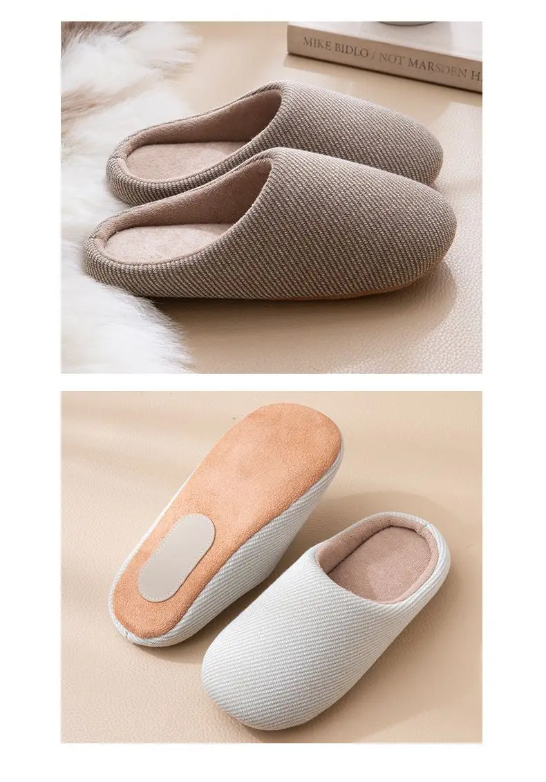 Silent Winter Slippers Men Women Warm Indoor Home — feature 9