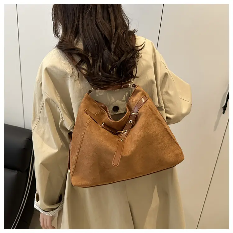 Women Retro Gold Tote Bag Large Capacity Casual Commuter — feature 16