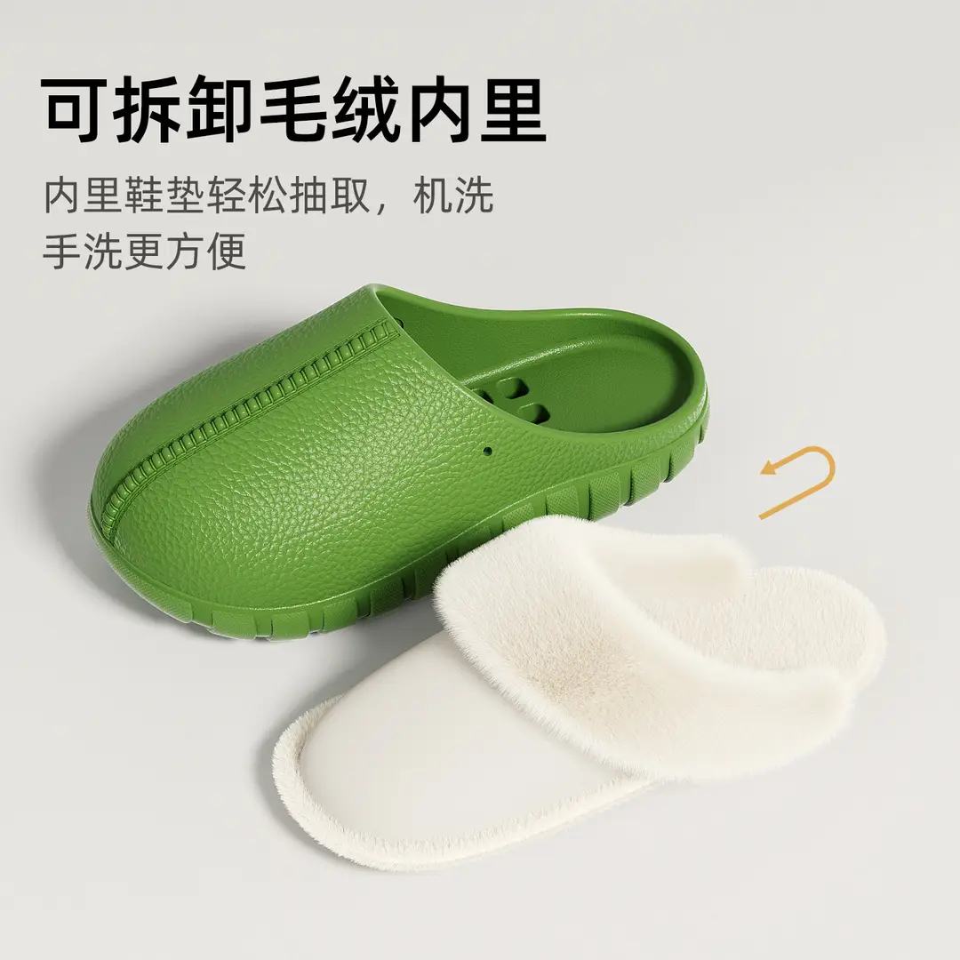 In-Stock 2025 New Home Cotton Slippers Non-Slip Warm Maternity Shoes Cotton Slippers Women's Home Cotton Slippers Men's Wholesale - Image 10