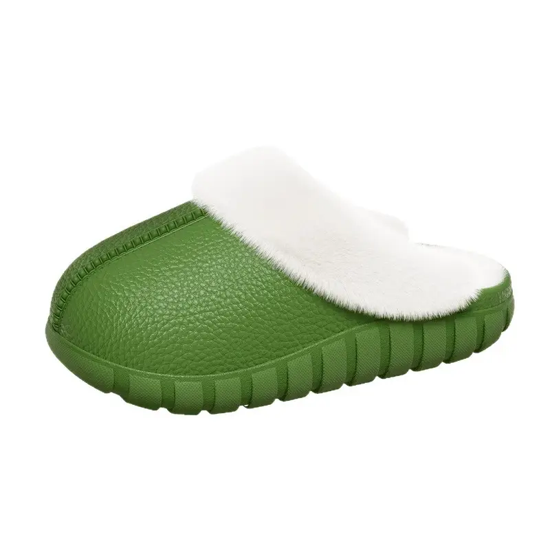 In-Stock 2025 New Home Cotton Slippers Non-Slip Warm Maternity Shoes Cotton Slippers Women's Home Cotton Slippers Men's Wholesale - Image 12