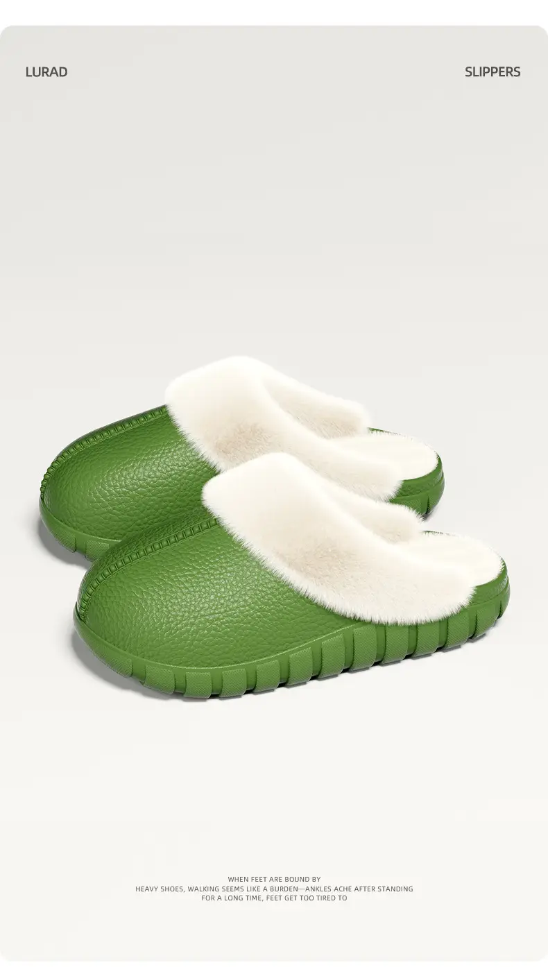 In-Stock 2025 New Home Cotton Slippers Non-Slip Warm Maternity Shoes Cotton Slippers Women's Home Cotton Slippers Men's Wholesale — feature 9