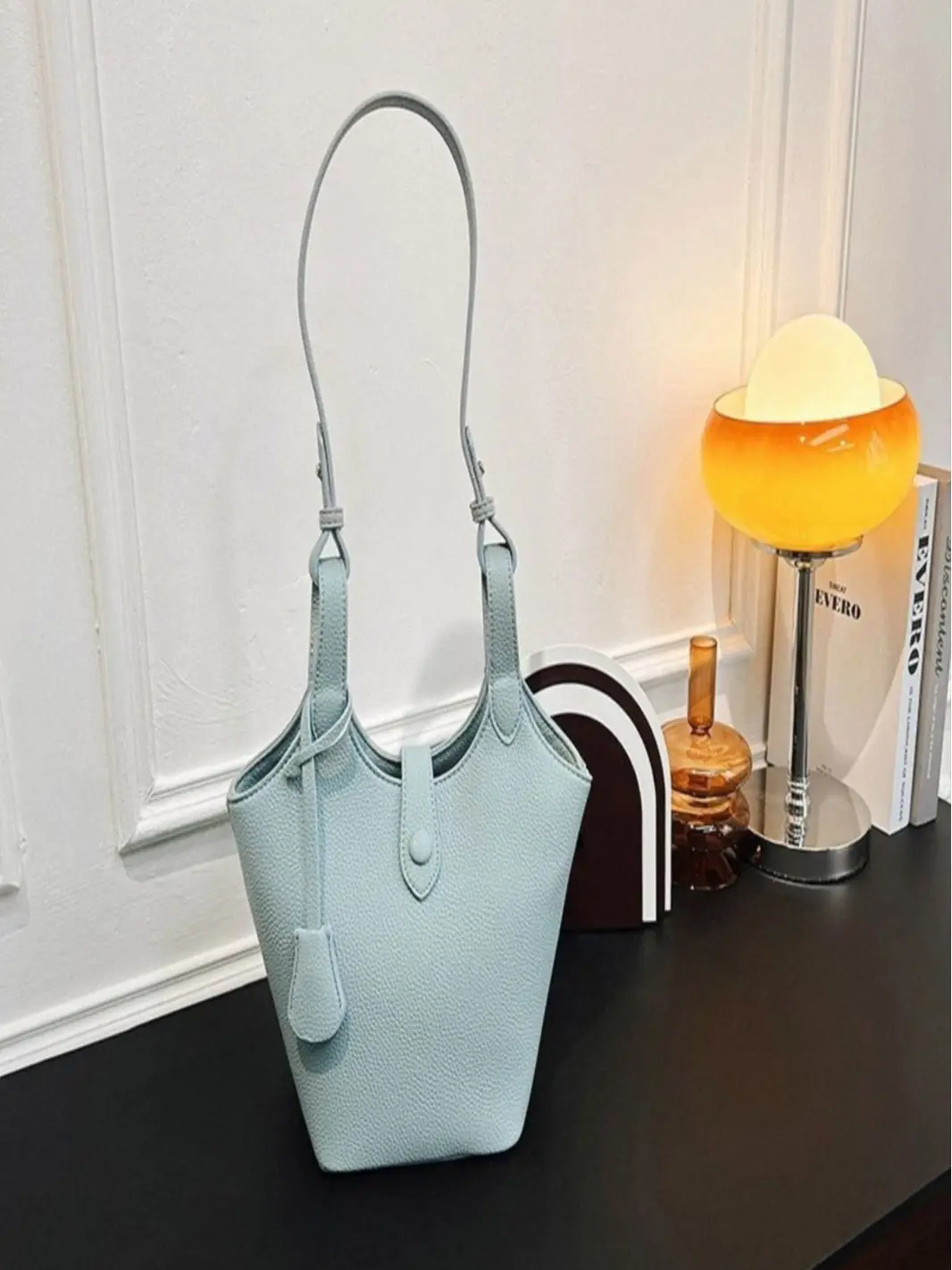 Women's Yellow Textured Shoulder Bag 2025 - Image 8