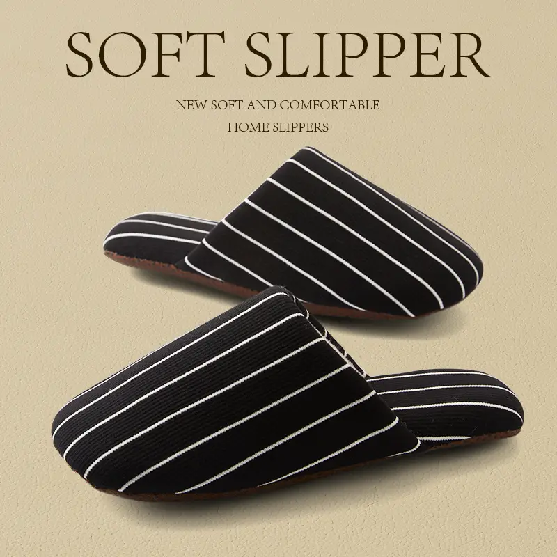 Nanbowan Silent Slippers for Women Autumn and Winter Indoor Silent Non-Slip Home Couple Cotton Home Floor Slippers for Men - Image 5