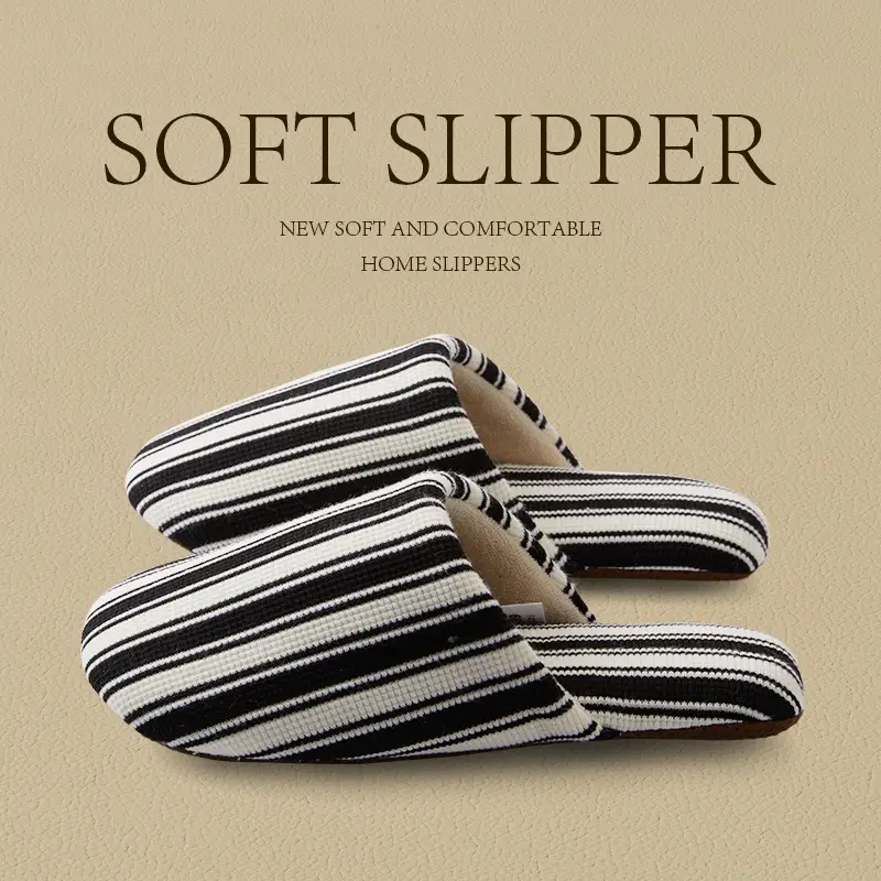 Nanbowan Silent Slippers for Women Autumn and Winter Indoor Silent Non-Slip Home Couple Cotton Home Floor Slippers for Men - Image 3