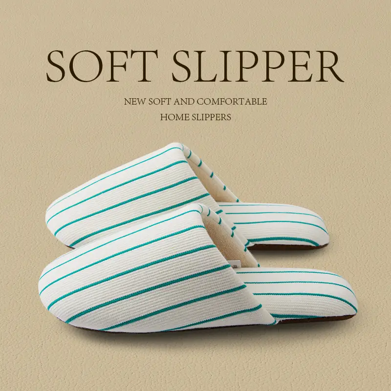 Nanbowan Silent Slippers for Women Autumn and Winter Indoor Silent Non-Slip Home Couple Cotton Home Floor Slippers for Men - Image 4