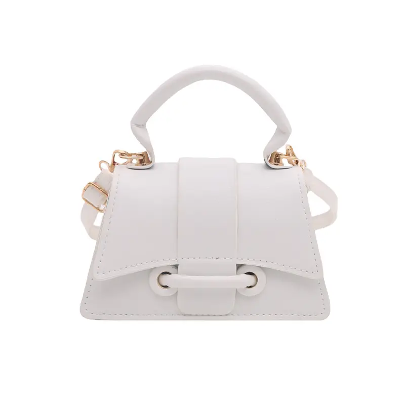 White & Beige Square Handbag for Women 2025 - Image 9