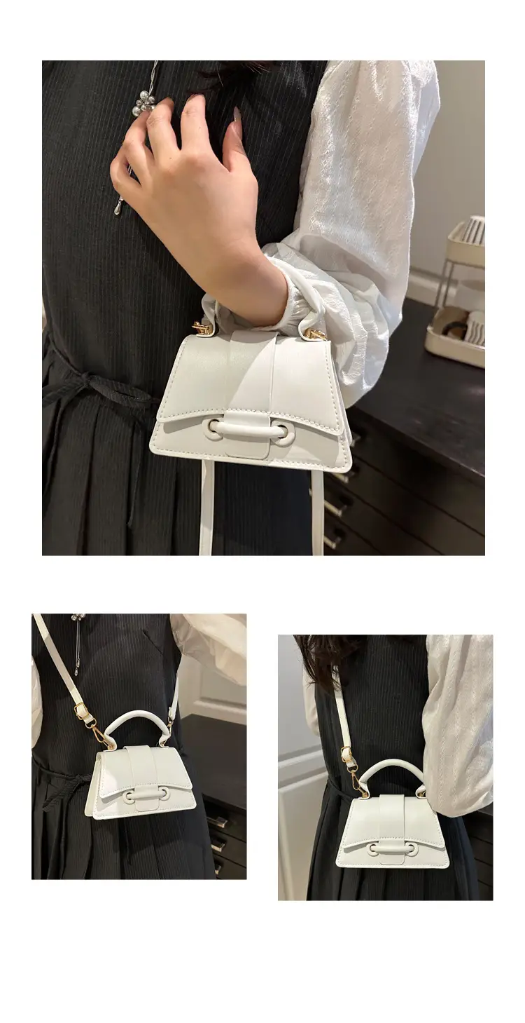 White & Beige Square Handbag for Women 2025 — feature 11