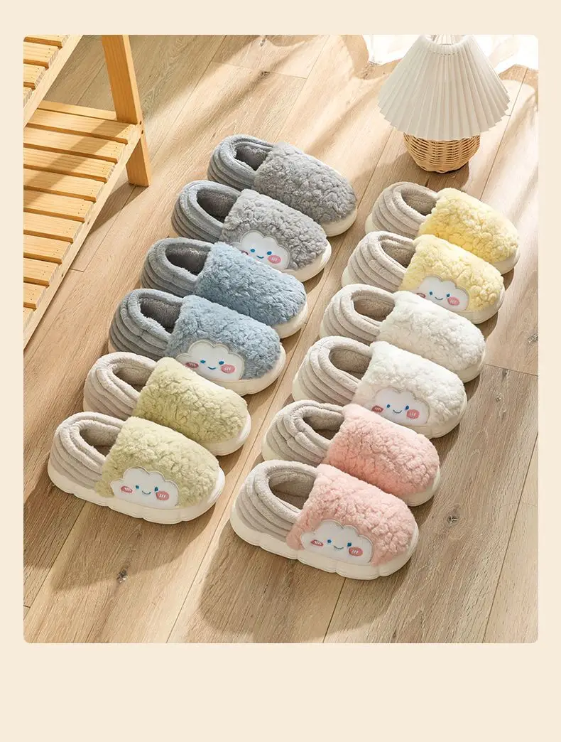 Maternity Cotton Slippers Women Winter Closed Toe Thick — feature 20