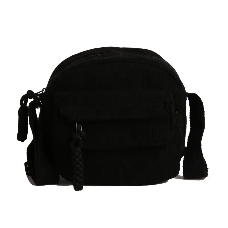Corduroy 2025 Summer Crossbody Bag Green Campus Style - Image 9