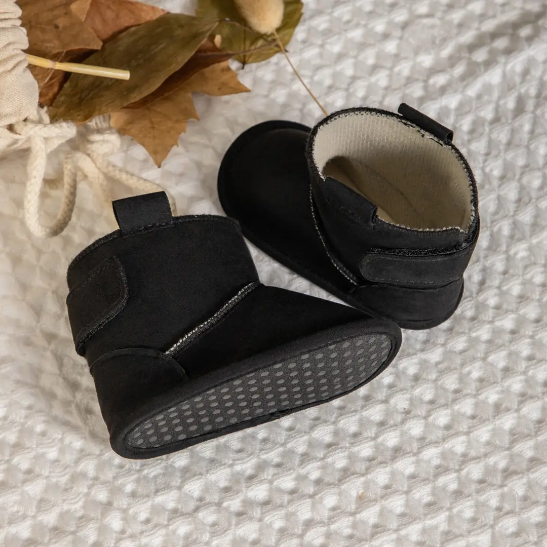 Foreign Trade Autumn and Winter Warm Baby Toddler Shoes for Boys and Girls 0-1 Years Old Non-Slip Baby Snow Boots Wholesale Babyshoes