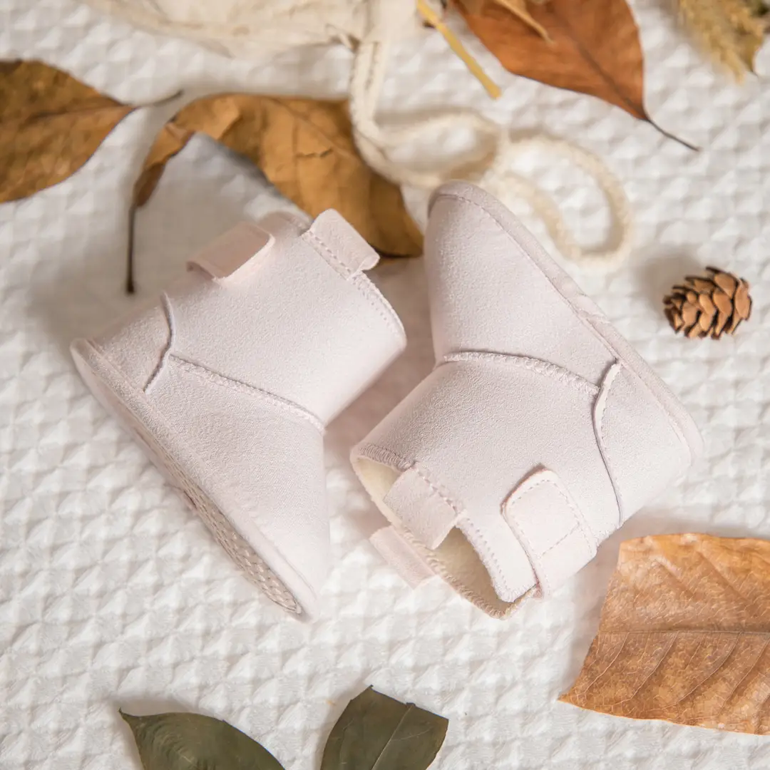 Foreign Trade Autumn and Winter Warm Baby Toddler Shoes for Boys and Girls 0-1 Years Old Non-Slip Baby Snow Boots Wholesale Babyshoes