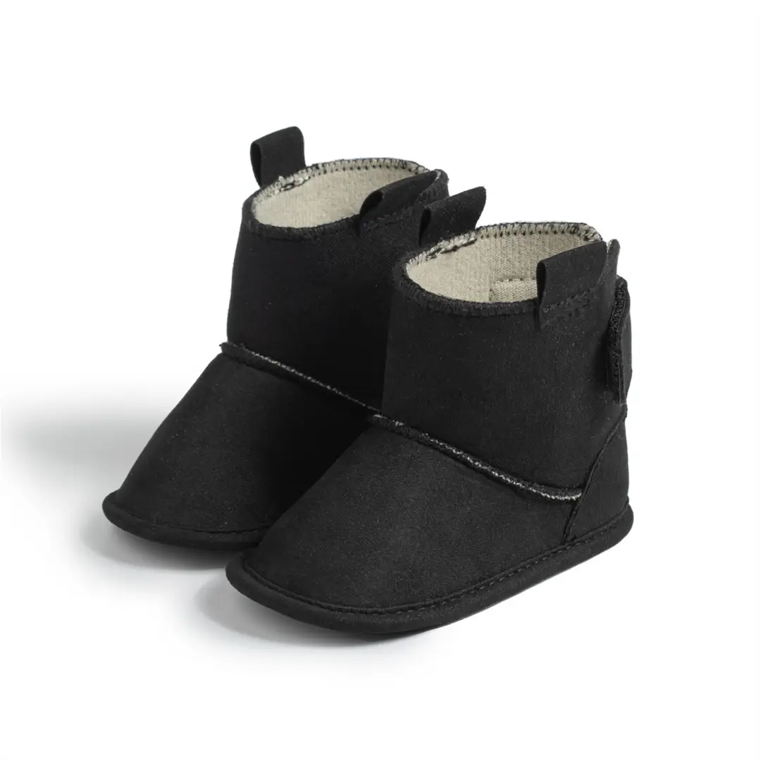 Foreign Trade Autumn and Winter Warm Baby Toddler Shoes for Boys and Girls 0-1 Years Old Non-Slip Baby Snow Boots Wholesale Babyshoes