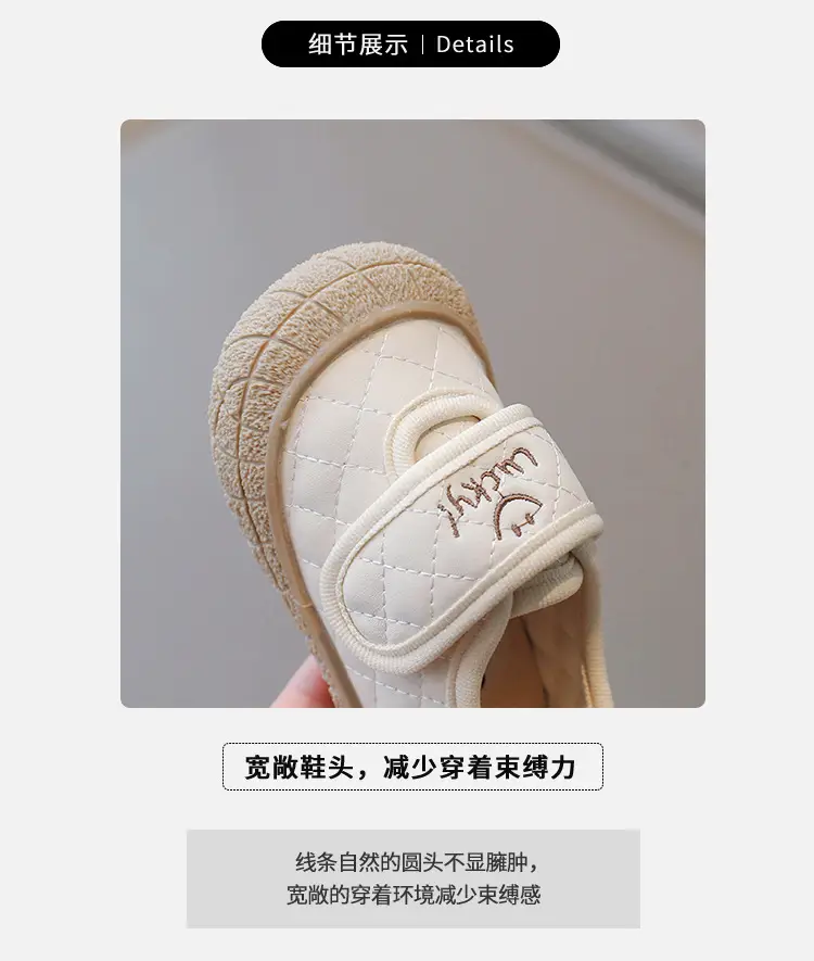 Children's Fashionable Breathable Baby Shoes Toddler Shoes 2025 Summer Baby Kindergarten Indoor Baotou Super Soft Anti-Kick Shoes — feature 2