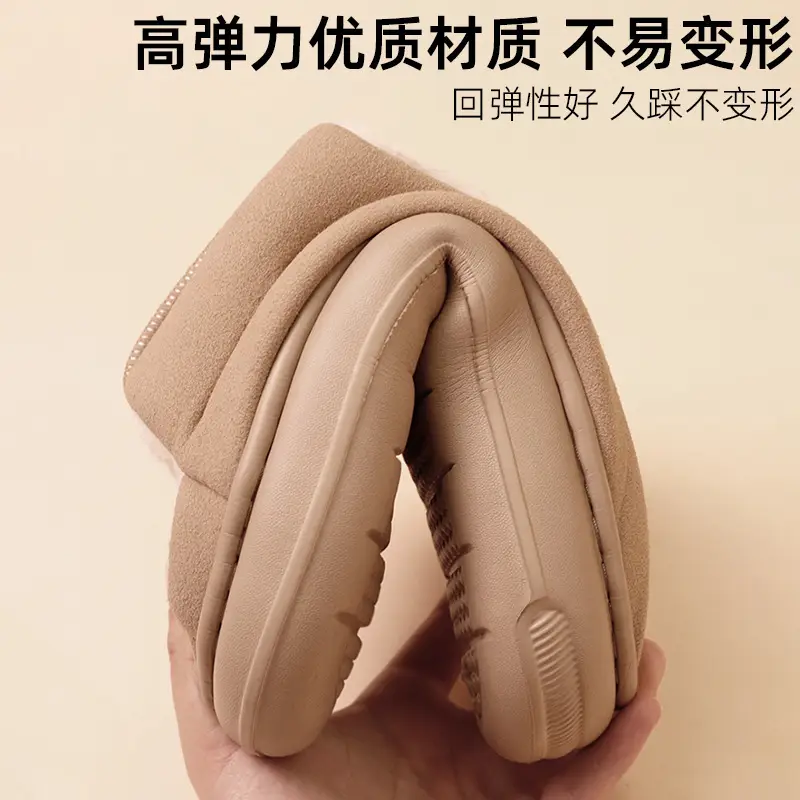 2025 Open-Toe Cotton Slippers Warm Non-Slip Indoor - Image 7