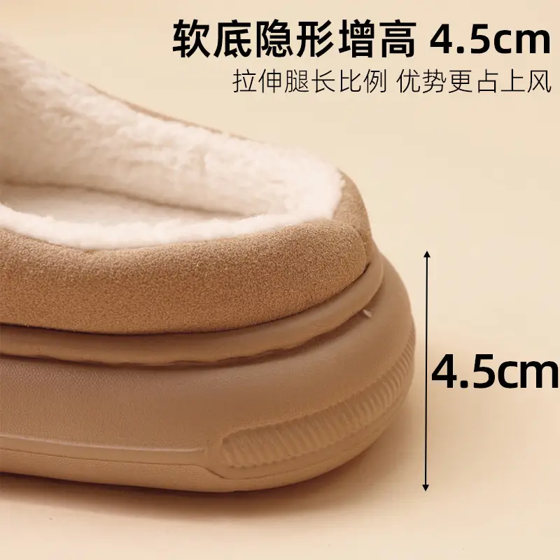 2025 Open-Toe Cotton Slippers Warm Non-Slip Indoor - Image 9