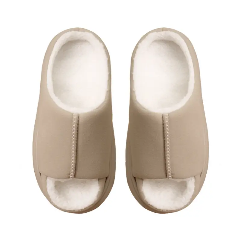 2025 Open-Toe Cotton Slippers Warm Non-Slip Indoor - Image 10
