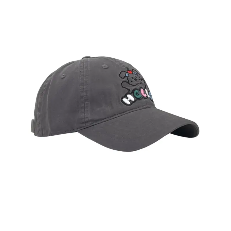 Japanese Style Puppy Duckbill Cap for Women Grey - Image 10