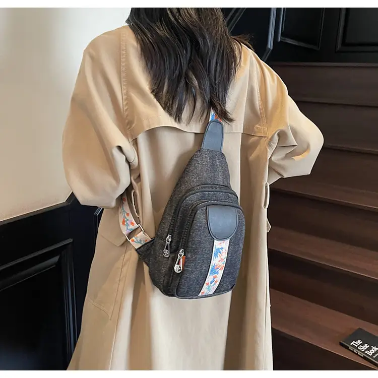 Denim Crossbody Bag Women 2025 Trendy Blue Patterned — feature 14