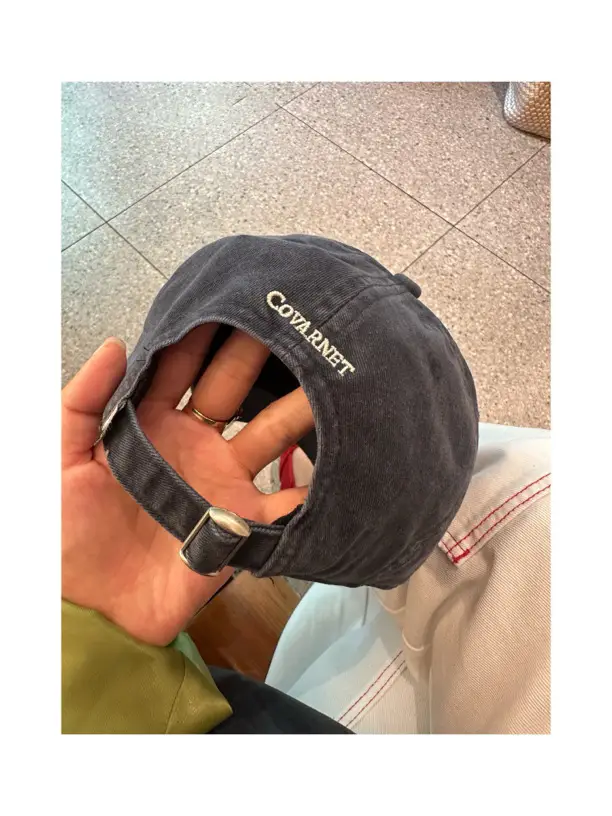 Women Maroon Embroidered Baseball Cap 2026 — feature 5