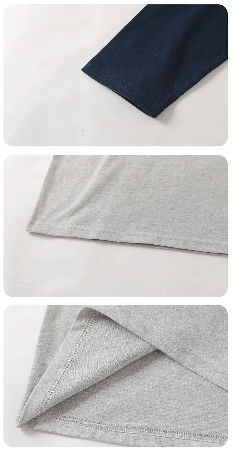 Kaka Panda Boys Long Sleeve T-Shirt & Pants Set Grey Spring Casual — feature 5