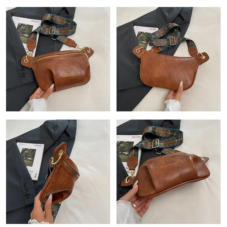 Retro Crossbody Bag Women Brown 2026 New — feature 10