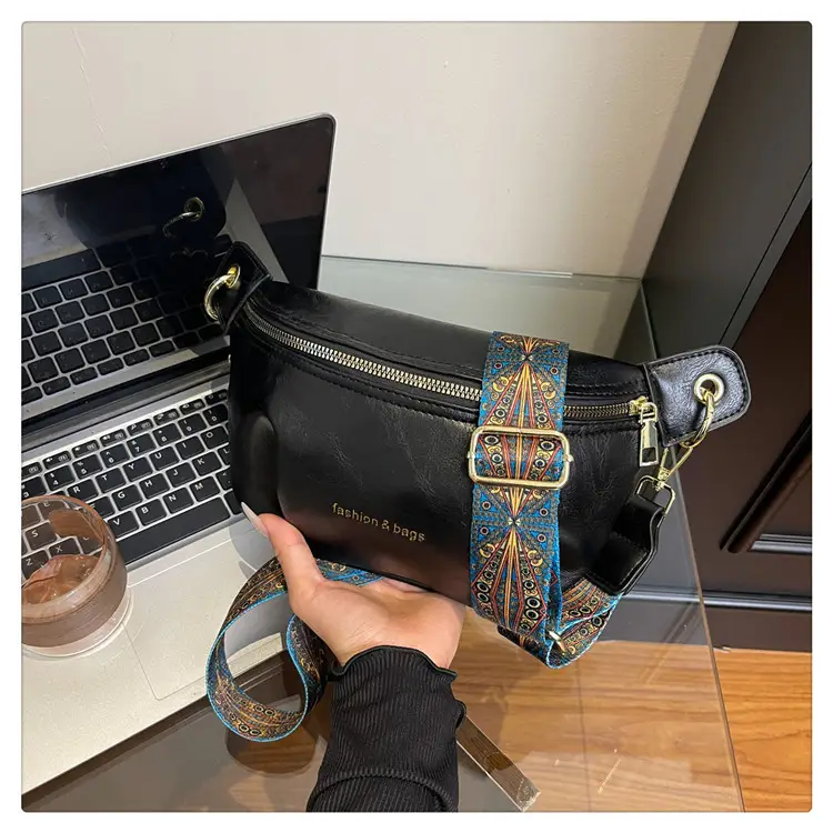 Retro Crossbody Bag Women Brown 2026 New - Image 2