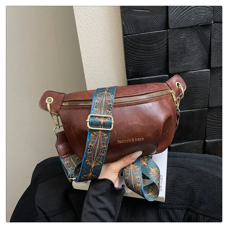 Retro Crossbody Bag Women Brown 2026 New - Image 3