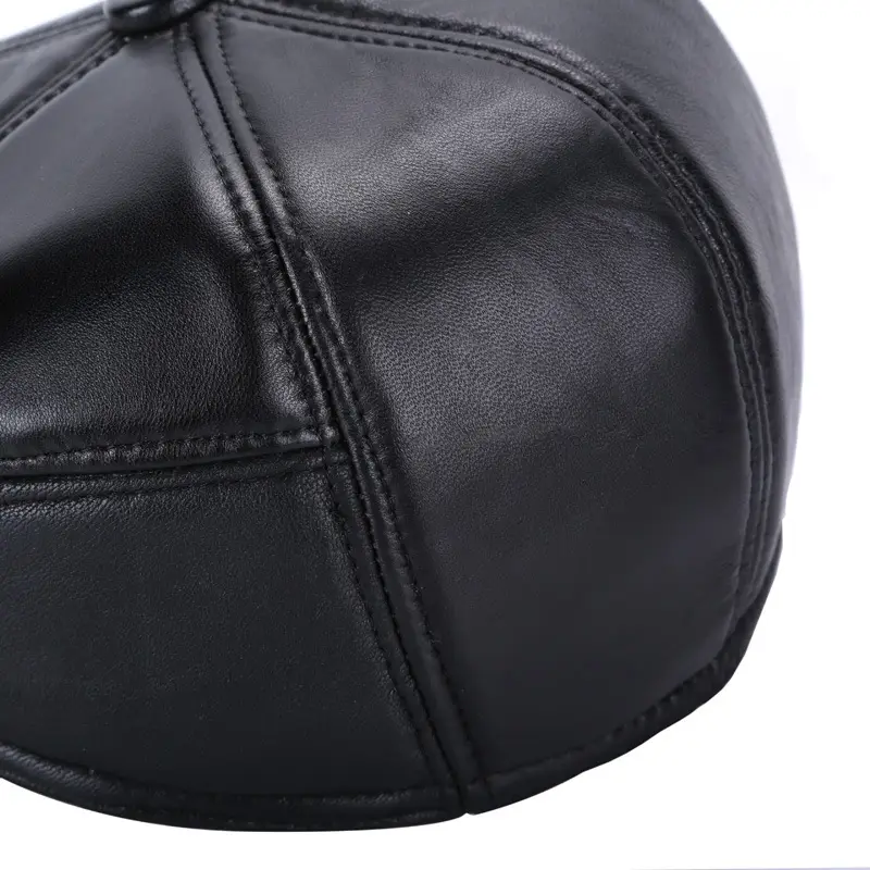 Winter Warm Ear Cap with Dome for Men - Image 4