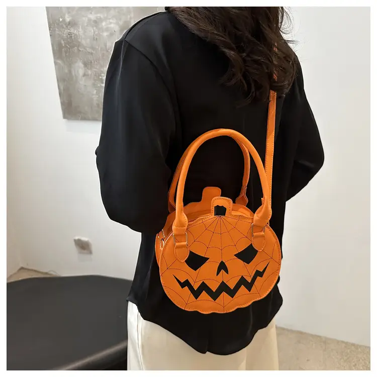 Halloween Pumpkin Bag Orange 2025 Women's Shoulder Crossbody — feature 10