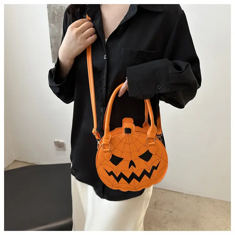 Halloween Pumpkin Bag Orange 2025 Women's Shoulder Crossbody — feature 7