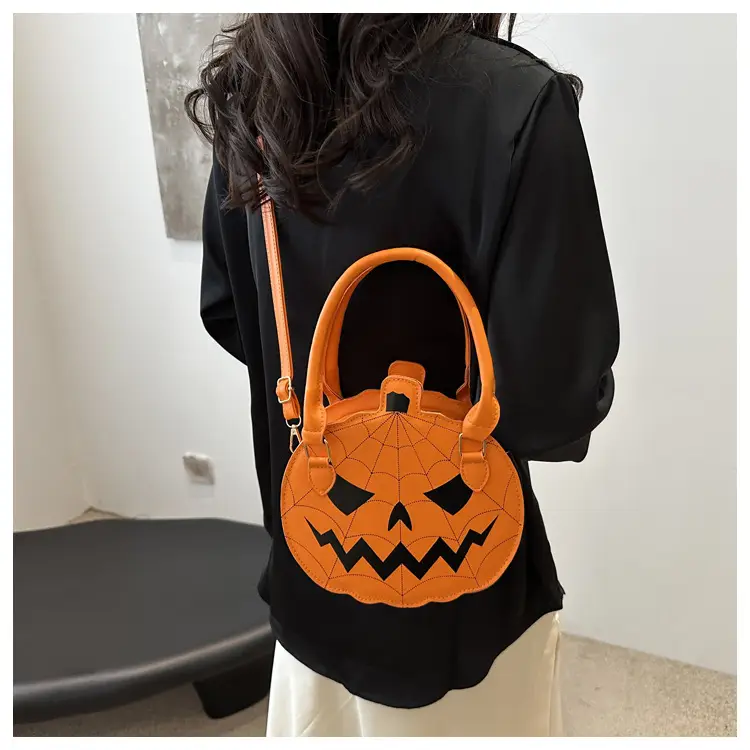 Halloween Pumpkin Bag Orange 2025 Women's Shoulder Crossbody — feature 9